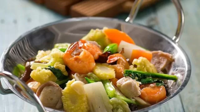 Resep capcay seafood