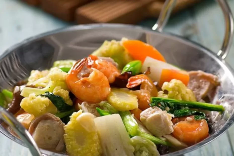 Resep capcay seafood