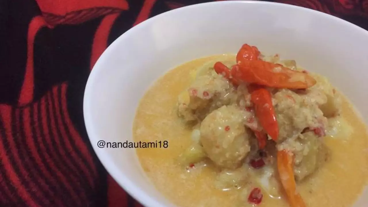 Resep kentang kuah santan