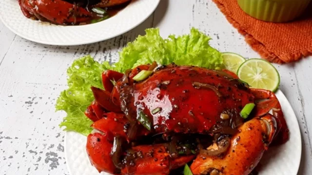 Resep kepiting saus lada hitam