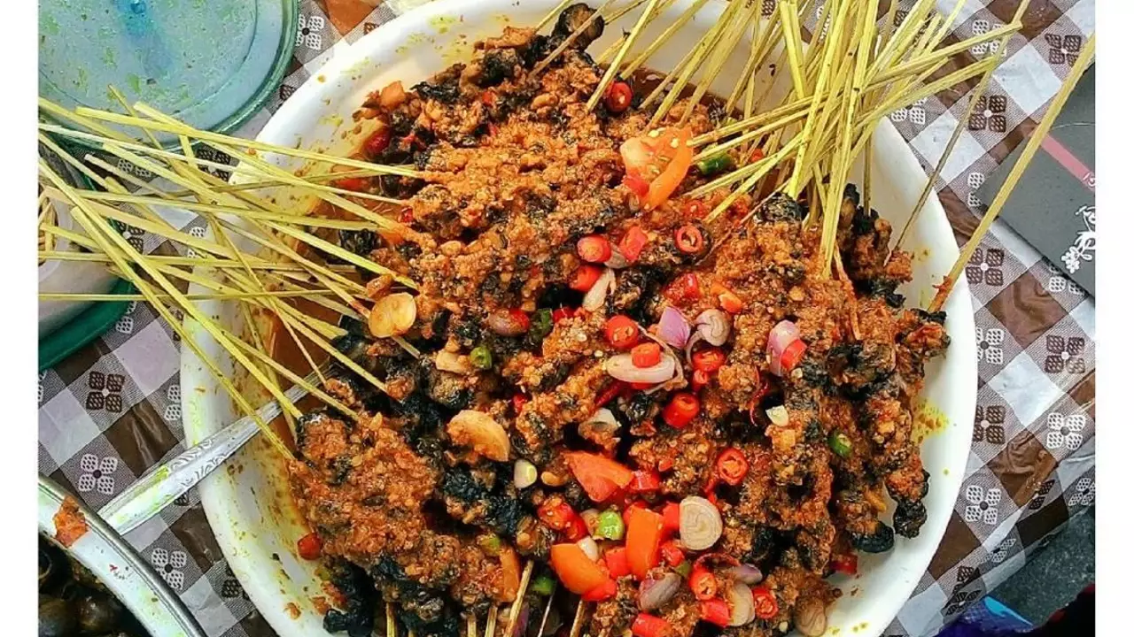 Resep sate keong sawah