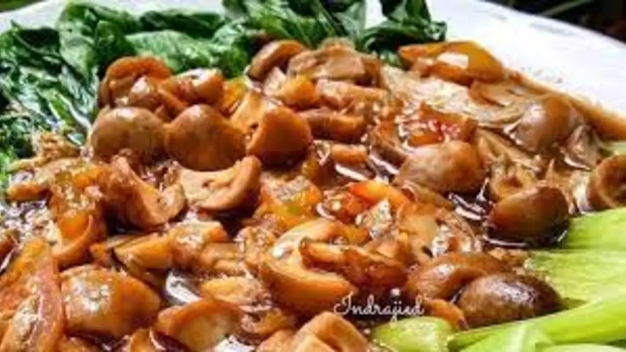 Resep tumis jamur saus tiram