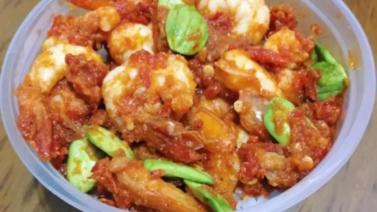 resep balado udang pete