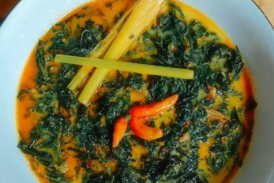 Gulai Daun Singkong Teri
