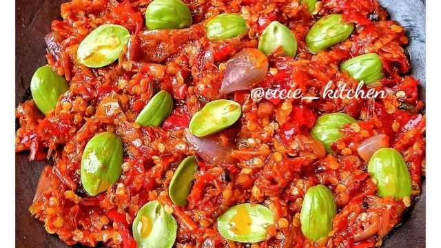 Resep sambal goreng pete