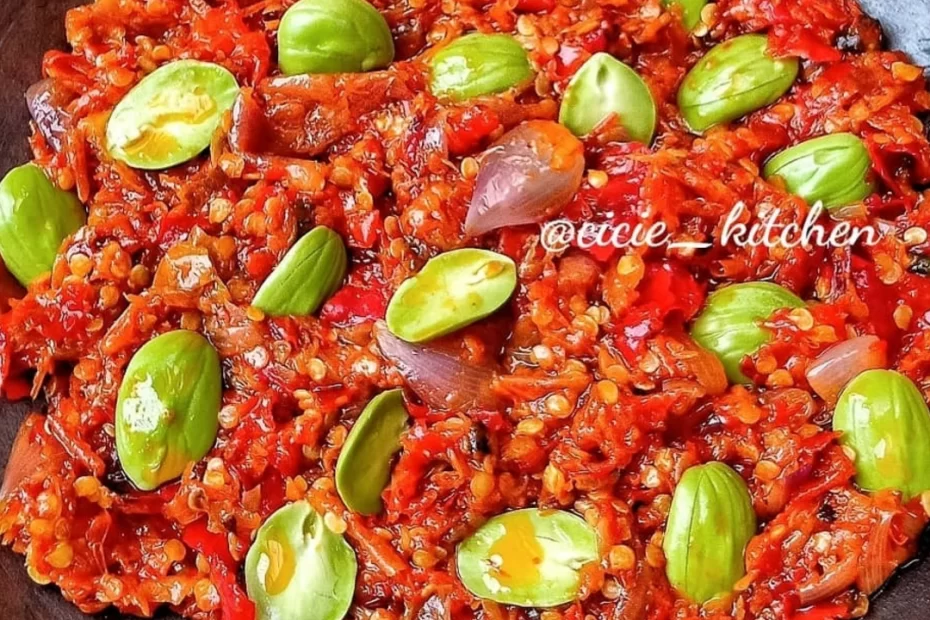 Resep sambal goreng pete