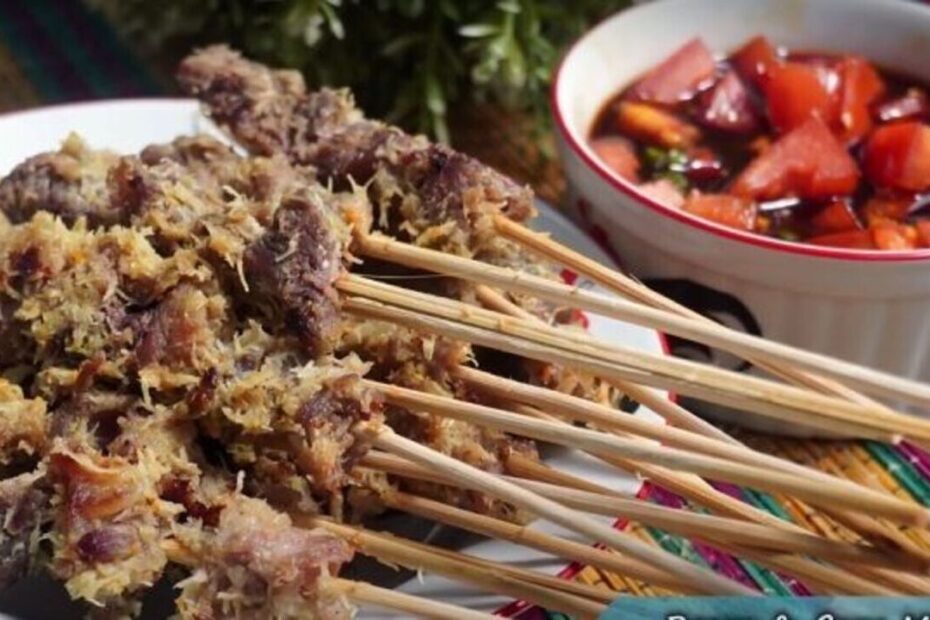 Sate Daging Sapi Bumbu Kelapa (1)