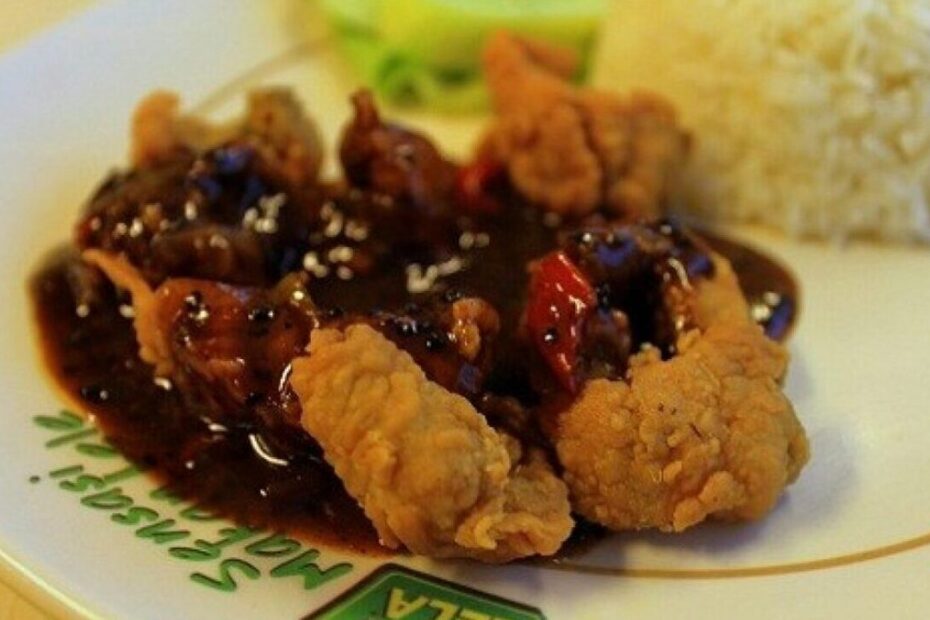 Ikan Kakap Goreng Lada Hitam (1)