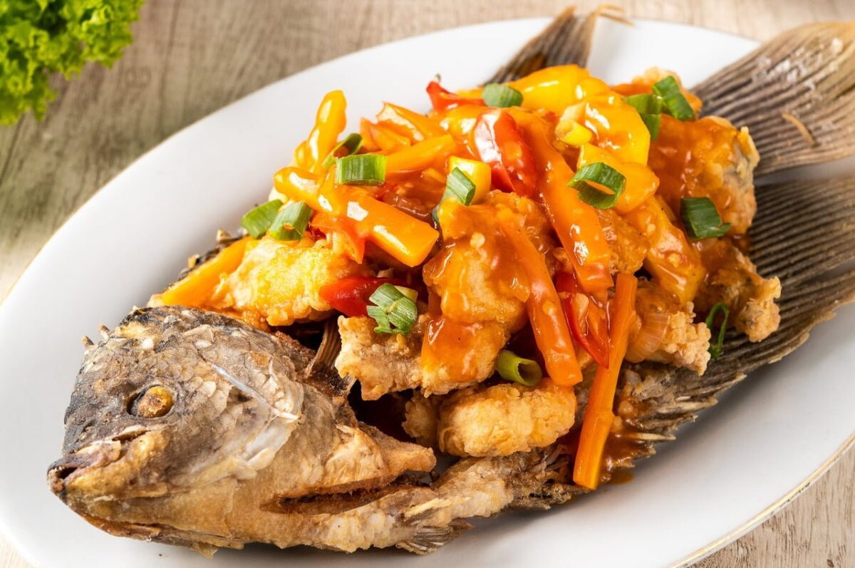 Ikan Gurame Asam Manis (1)