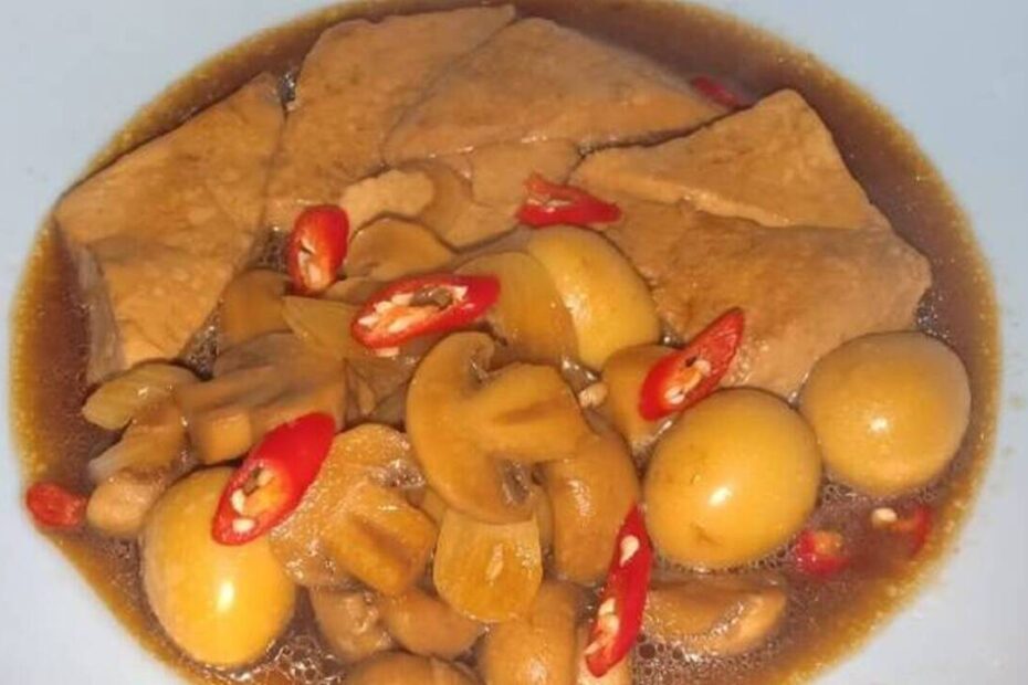Tahu Telur Saus Jamur (1)