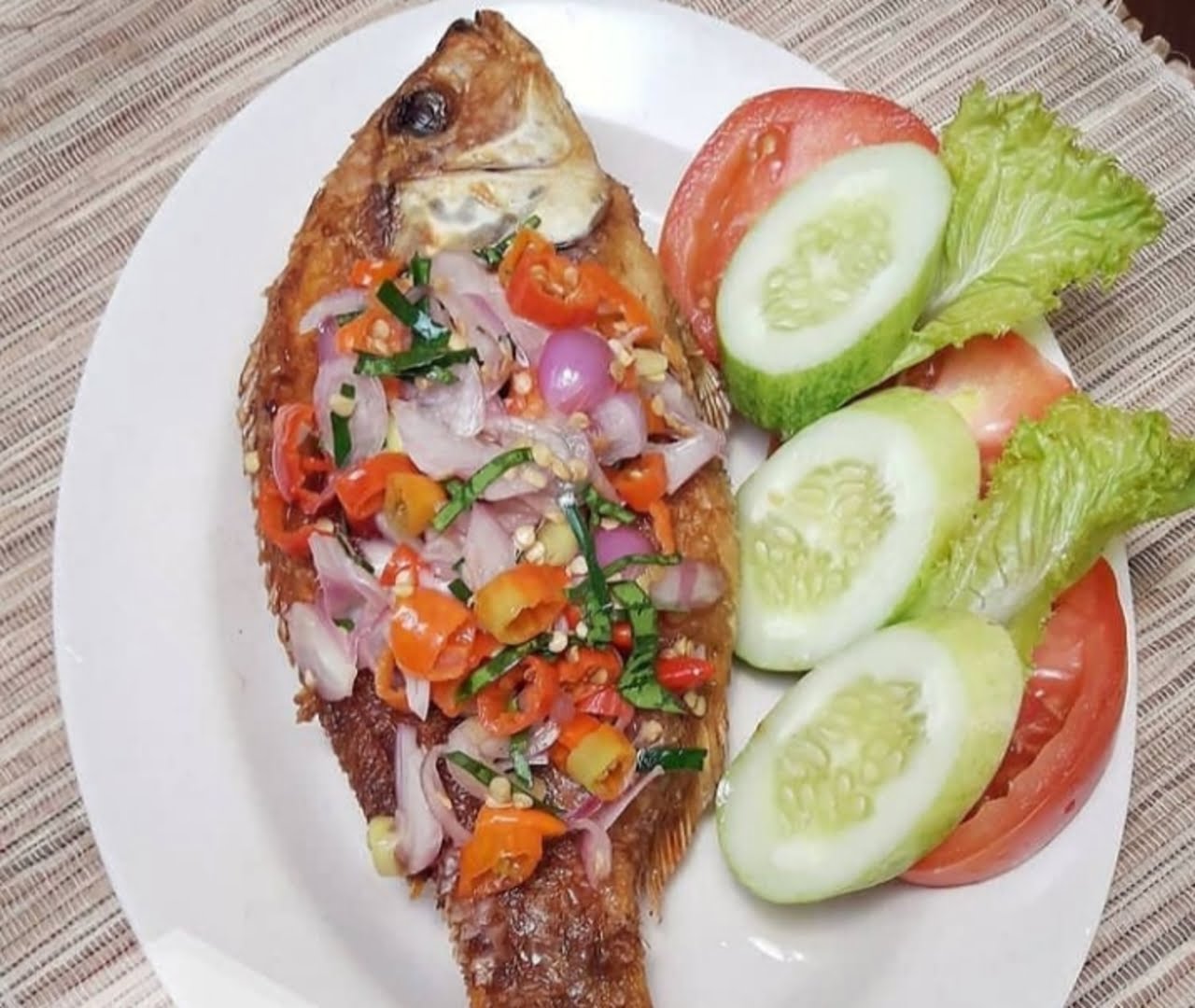 nila goreng sambal bawang (2)