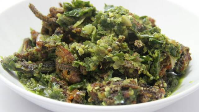 Belut Goreng Sambal Ijo