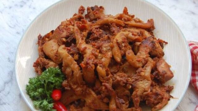 Rendang Kentang Jamur (1)