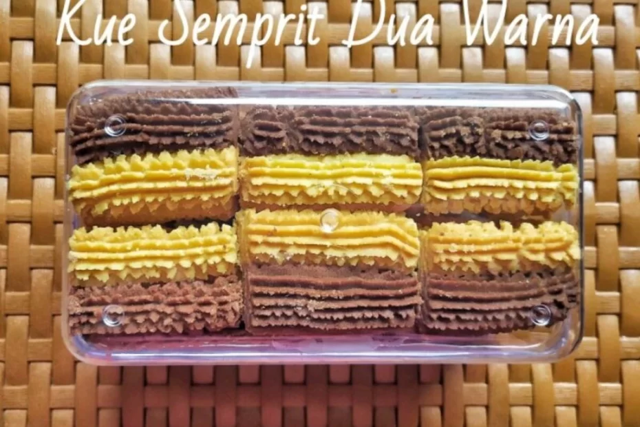 Kue Semprit 2 Warna