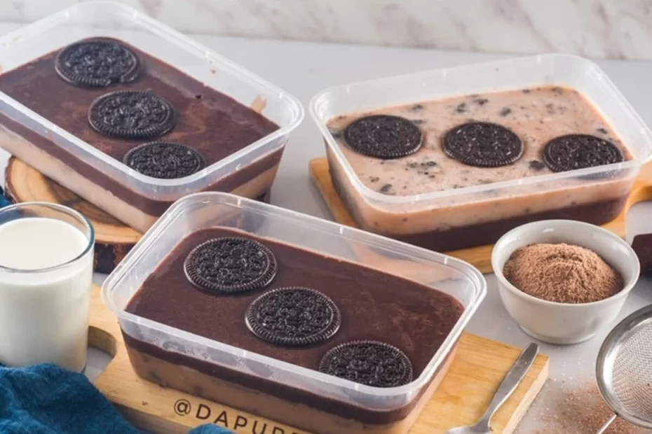 Puding Milo Oreo