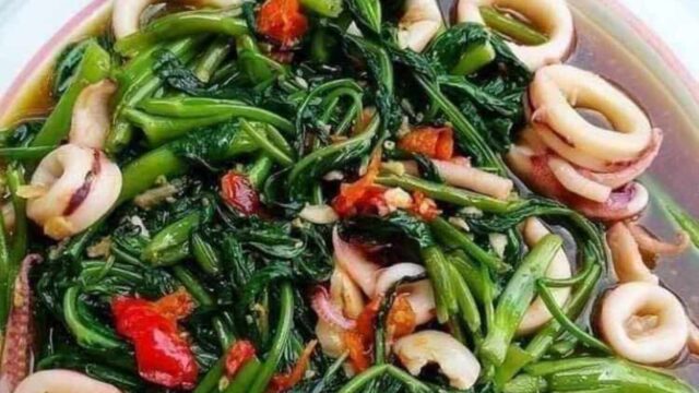 Cah Kangkung Cumi (1)
