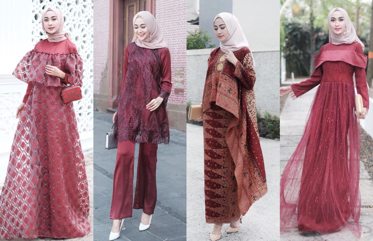 Super Glamour dengan Warna Merah dan Emas