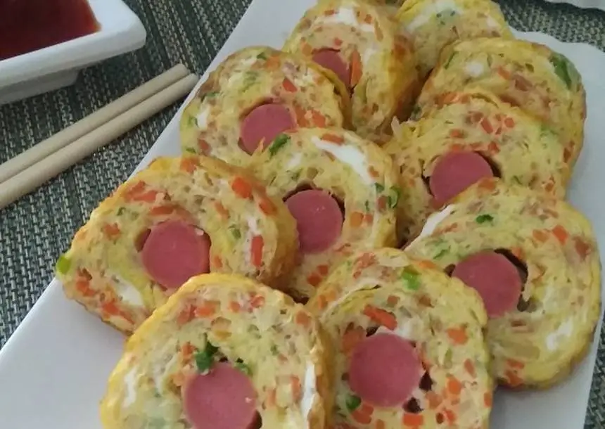 Telur Gulung isian