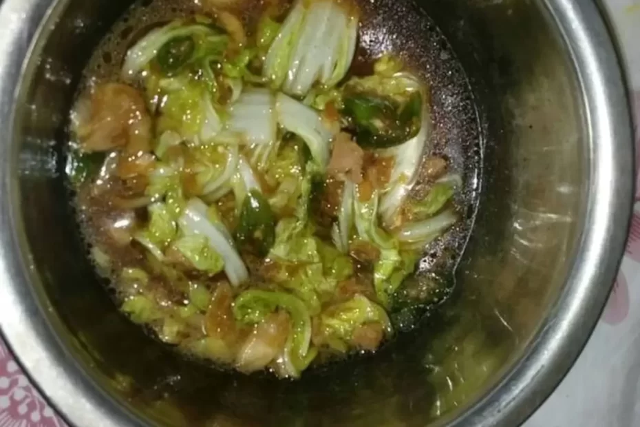 tumis daging sapi sawi putih