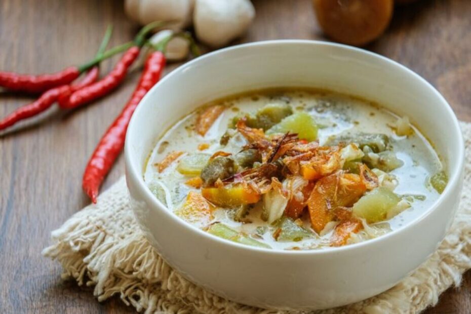 Lodeh Tempe dan Daun Melinjo (1)
