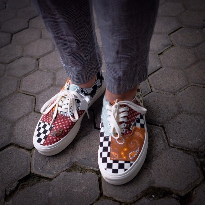 Celana Harem Dan Sepatu Vans Tiger Patchwork Era1