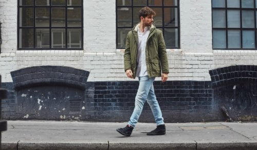 Jaket Jeans Dan Sepatu Kets Vans High Top1