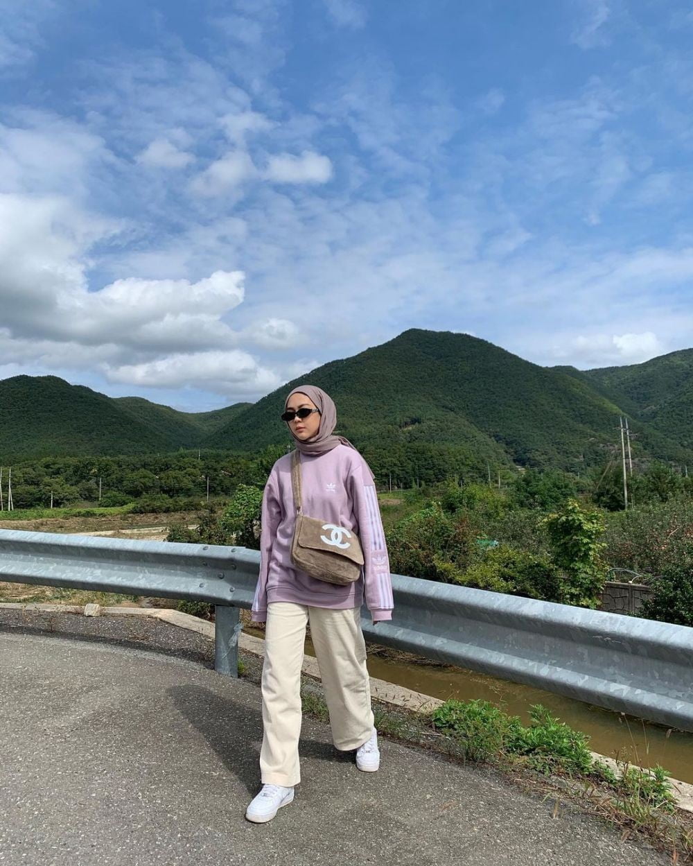 Ootd Kulot Putih gunung