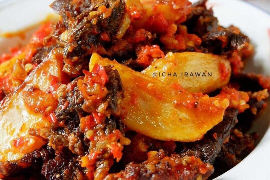 Dendeng Balado Kentang
