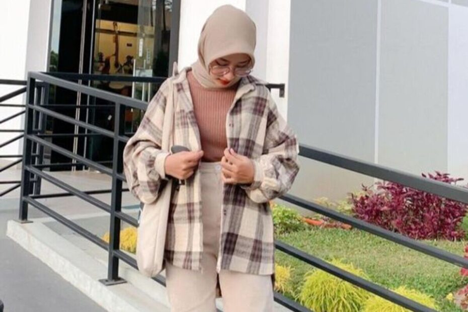Ootd Kemeja Flanel Wanita (1)