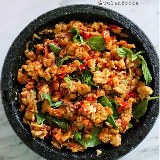 sambal tempe kemangi
