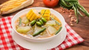 sayur asem tetelan daging