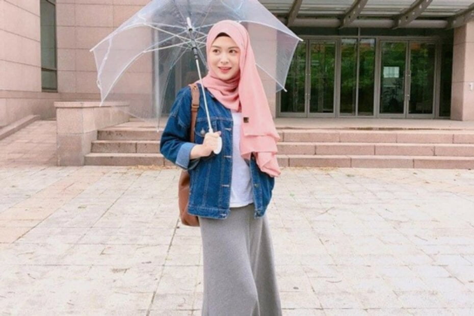 Ootd Jaket Jeans Crop Hijab (1)