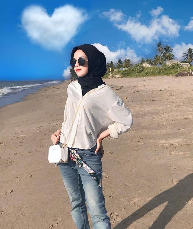 Ootd Ke Bali Dengan Hijab