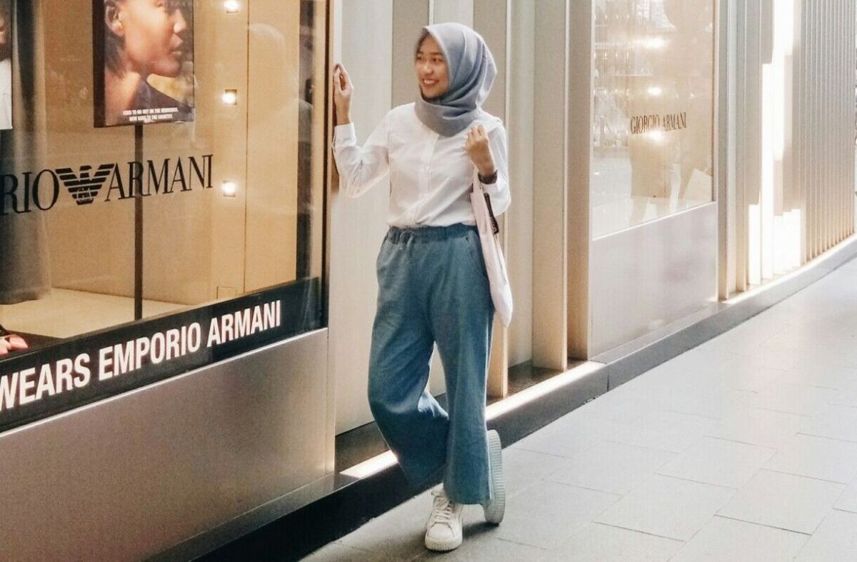Ootd Kulot Jeans Dan Kemeja (1)