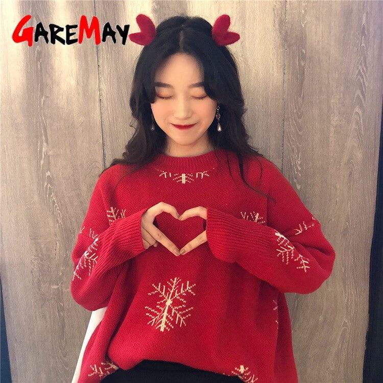 Padu padan sweater Natal