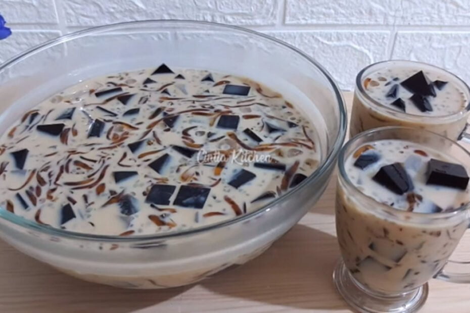 Es Cincau Susu Gula Merah (1)
