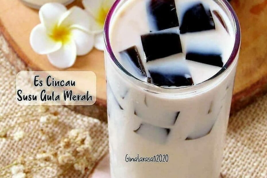 Es Cincau Susu Gula Merah