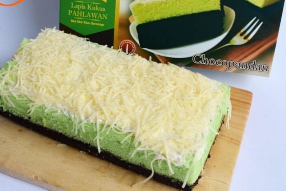 Lapis Kukus Khas Surabaya Rasa Pandan (1)