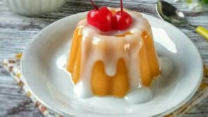 Puding Buah Labu Pandan (1)