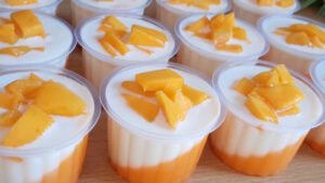 Puding Jeruk Santan