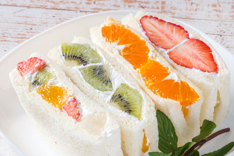Resep Japanese Fruit Sandwich1