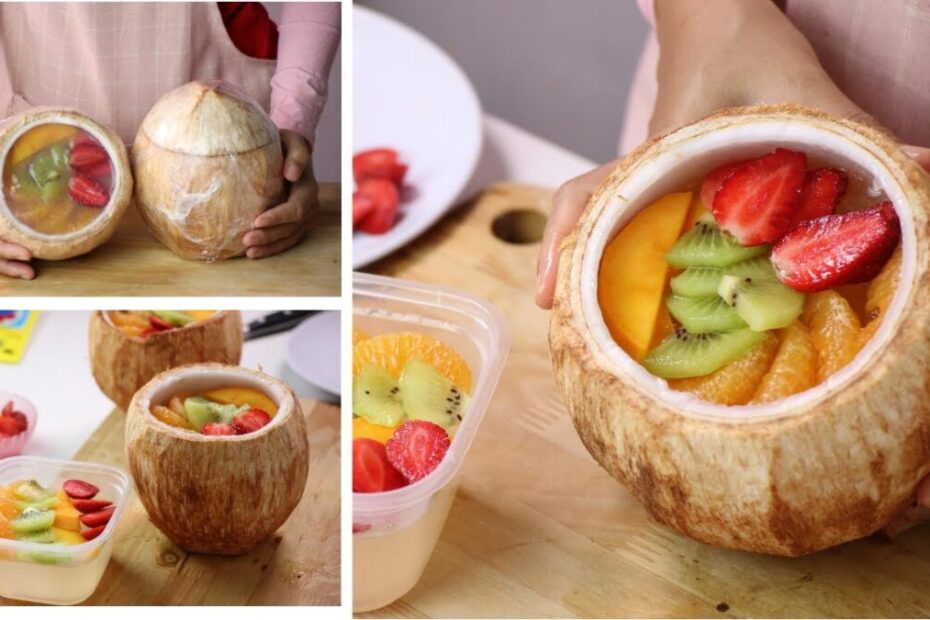 Resep Minuman Fruit Coconut