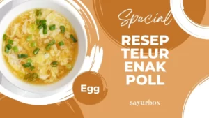 Sup Telur Lezat