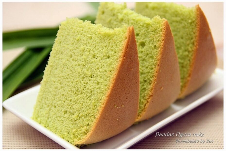 Resep Kue Pandan Ogura (1)