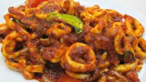 Resep Sotong Pedas