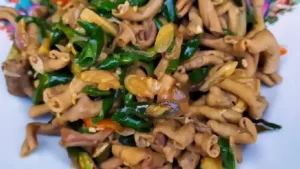 Resep Usus Ayam Cabai Hijau