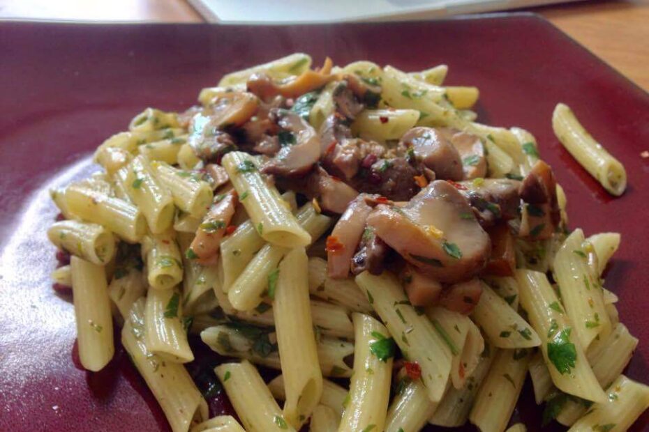 Penne Aglio Olio2