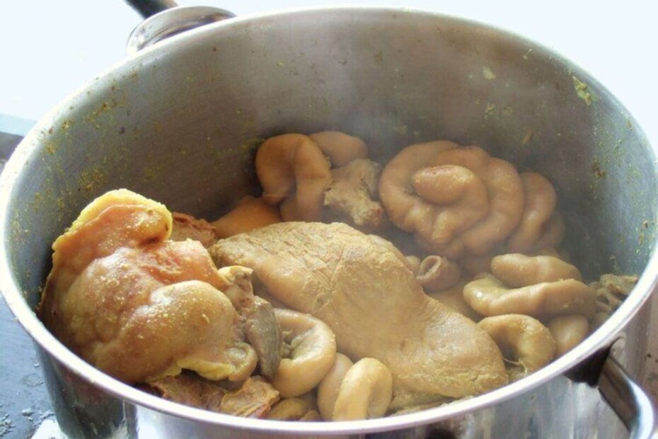 Resep Bacem Usus Sapi Masak Asam (1)