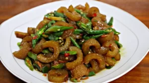 Tumis Kikil Cabai Hijau