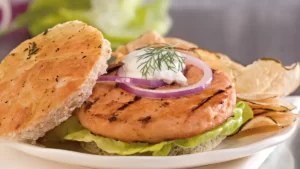 teriyaki Salmon Burger1